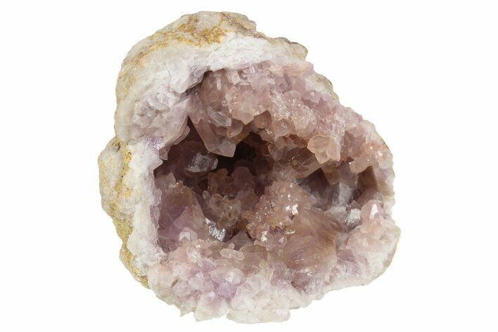 Sparkly, Pink Amethyst Geode Half - Argentina #235172